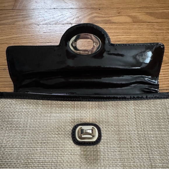 Ann Taylor Black and Tan Wristlet Clutch - Picture 10 of 16